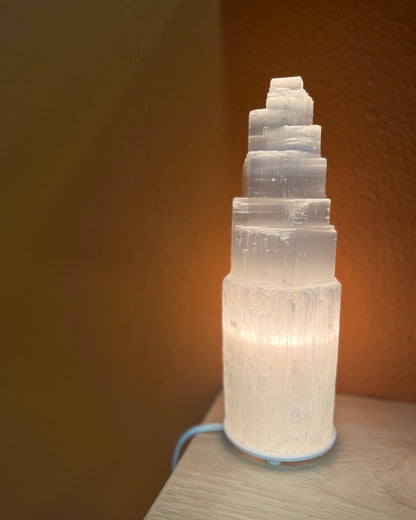 Selenite lamp medium 25 cm