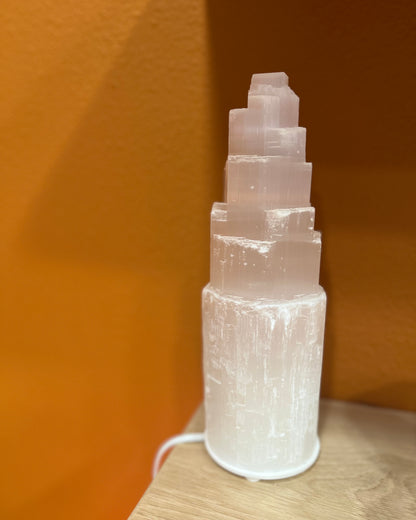 Selenite lamp medium 25 cm