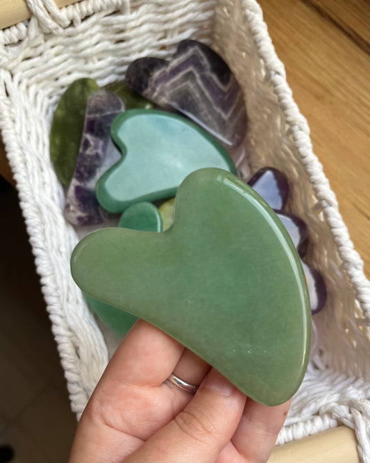 Gua Sha groene aventurijn